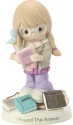 Precious Moments 182006 Girl Reading Bible By Pile Books Figurine