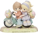 Precious Moments 182009 Girl and Boy on Bicycle Figurine