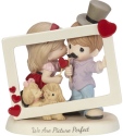 Precious Moments 182010 Couple In Photo Frame with Props Figurine