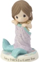 Precious Moments 182011 Girl In Mermaid Blanket Figurine