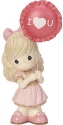 Precious Moments 182014 Girl Holding Smiley Balloon Figurine