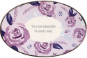 Precious Moments 182415 Floral Oval Trinket Dish