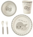 Precious Moments 182417 Mealtime Whale Gift Set Set of 5