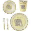 Precious Moments 182418IN Set of 5 Mealtime Elephant Gift Set
