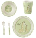 Precious Moments 182419 Mealtime Giraffe Gift Set Set of 5