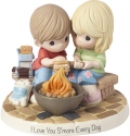 Precious Moments 183002 Couple Roasting Marshmallows Figurine