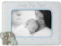 Precious Moments 183407B Blue Elephant Photo Frame