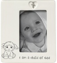 Precious Moments 183434 Baby Baptism Photo Frame with Charm