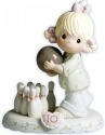 Precious Moments 183873 Girl Bowling Age 10 Figurine