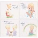 Precious Moments 185055 Baby Plaque Set of 4