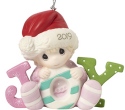 Precious Moments 191005 Dated 2019 Baby Girl Ornament