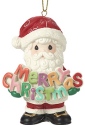 Precious Moments 191020 Santa Ornament