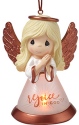 Precious Moments 191432 Rejoice In God Angel LED Ornament