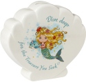 Precious Moments 191480 Mermaid Shell Bank