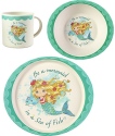 Precious Moments 191484 Mermaid Mealtime Set Set of 3