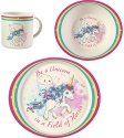 Precious Moments 191485 Unicorn Mealtime Set Set of 3