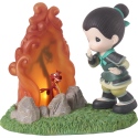 Precious Moments 192451 Disney Mulan and Mushu LED Figurine