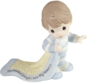 Precious Moments 193005 Baby Taking First Steps with Blanket Figurine