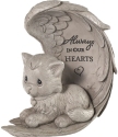 Precious Moments 193423 Cat Garden Memorial Stone