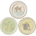 Precious Moments 193435 Plates 3asst Set of 3