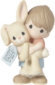 Precious Moments 199007 Boy with Bunny Figurine