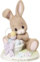 Precious Moments 199009 Bunny with Basket Figurine