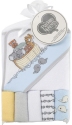 Precious Moments 199816 Grey Noah's Ark 6pc Hooded Towel Washcloth Set