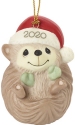 Precious Moments 201009 Dated 2020 Hedgehog Ornament