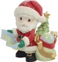 Precious Moments 201011 Annual Santa with Map Figurine