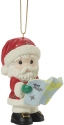 Precious Moments 201012 Annual Santa with Map Ornament