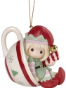 Precious Moments 201014 Annual Elf with Cocoa Ornament