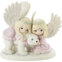 Precious Moments 201023 Ltd Ed Two Angels and Polar Bear Figurine
