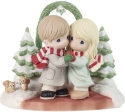 Precious Moments 201024 Ltd Ed Couple Dancing By Lamppost Figurine
