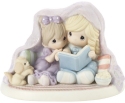 Precious Moments 201029 Kid's Reading Under Blanket Figurine