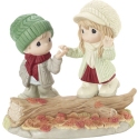 Precious Moments 201030 Couple Walking In Fall Figurine