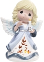 Precious Moments 201401 Angel Holding Candle LED Musical