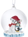Precious Moments 201402 Polar Bear and Penguin LED Ornament