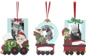 Precious Moments 201413 Set 3 My 1st Christmas Baby Holiday Milestone Train Photo Frame