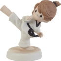 Precious Moments 202013 Blonde Girl Doing Martial Arts Figurine