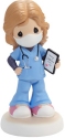 Precious Moments 202430 Blonde Girl Healthcare Worker Figurine