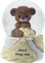 Precious Moments 203108 Jesus Loves Me Musical Snow Globe