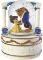 Precious Moments 203161 Disney Beauty and the Beast Rotating Musical Snow Globe
