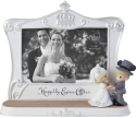 Precious Moments 203163 Bride And Groom With Mickey Ears Photo Frame