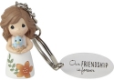 Precious Moments 203175 Girl with Bird Key Chain