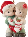 Precious Moments 211004 Dated 2021 Couple Ornament