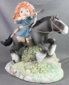 Precious Moments 211030 Disney Merida Riding Angus Figurine