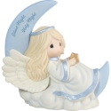 Precious Moments 211042 Crescent Moon with Angel Figurine