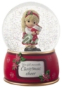 Precious Moments 211101i 2021 Dated Girl Snow Globe