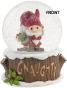 Precious Moments 211107 Two-sided Gnome Musical Snow Globe