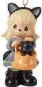 Precious Moments 211404 Girl Dressed As Black Cat Ornament